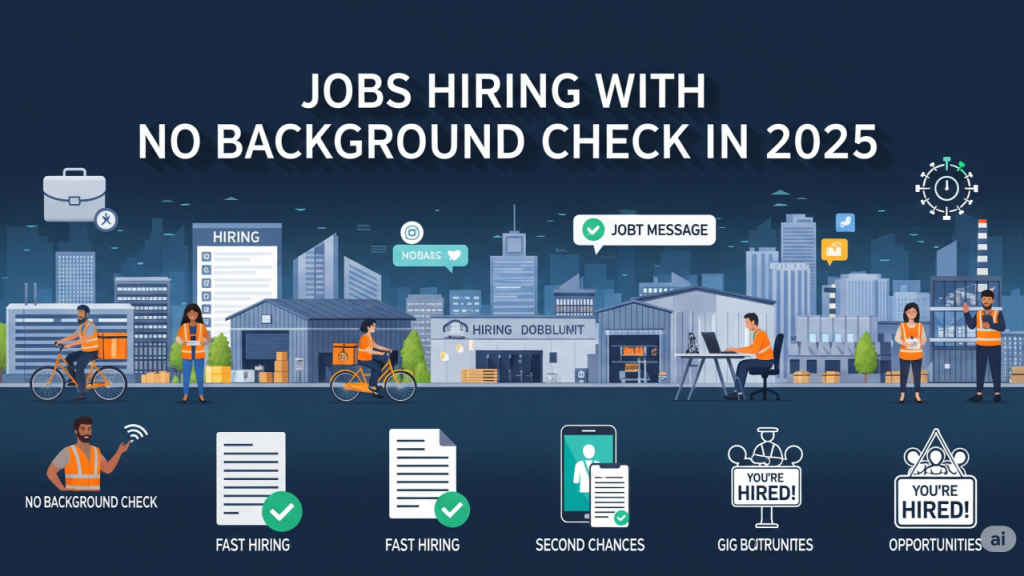 Top Jobs That Don't Do Background Checks